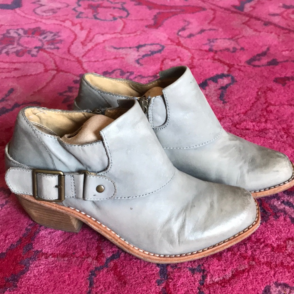 Anthropologie LATIGO Leather Booties